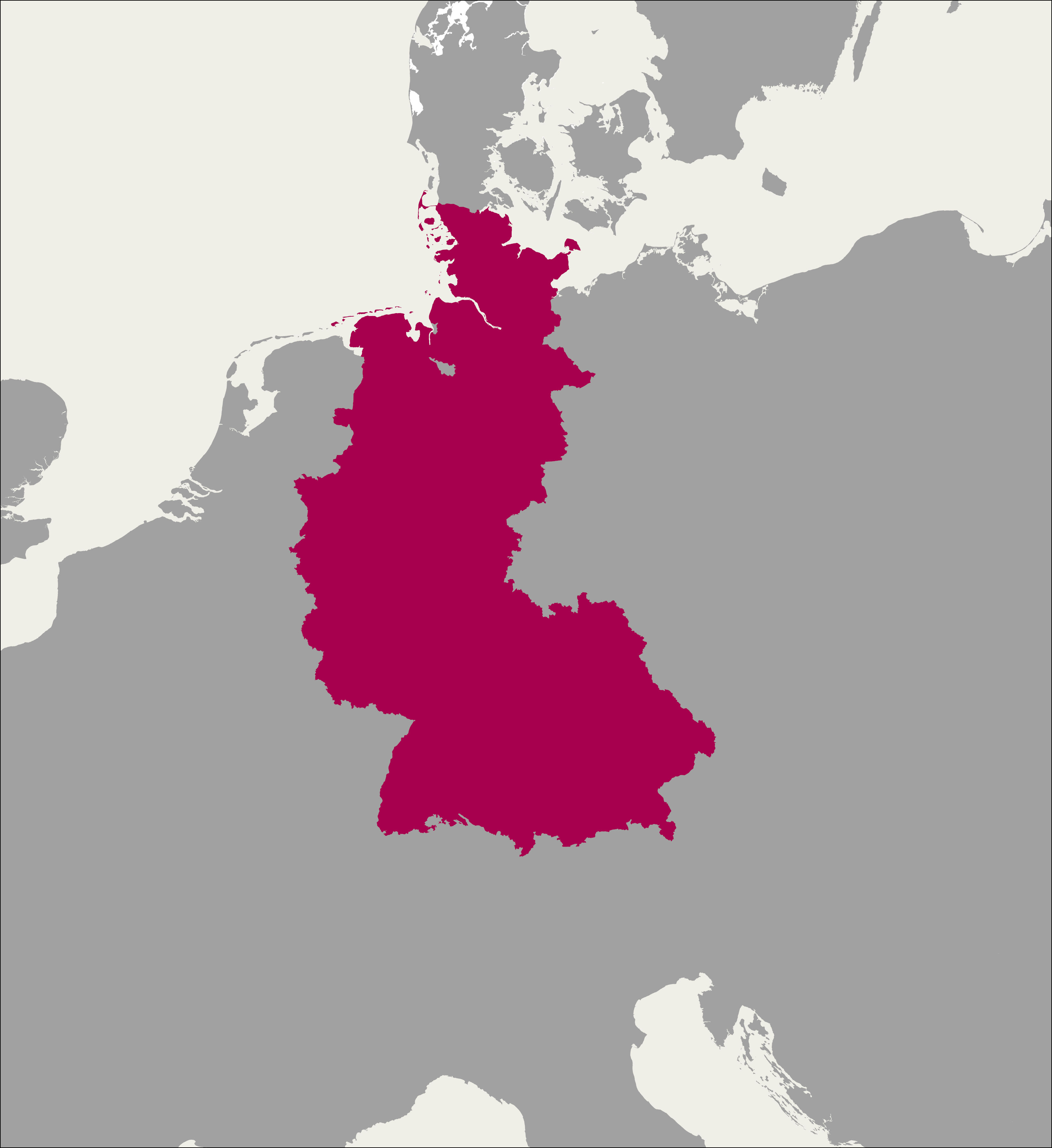 West German Mission Map 1938